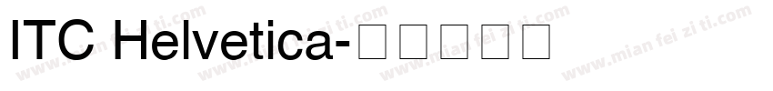 ITC Helvetica字体转换